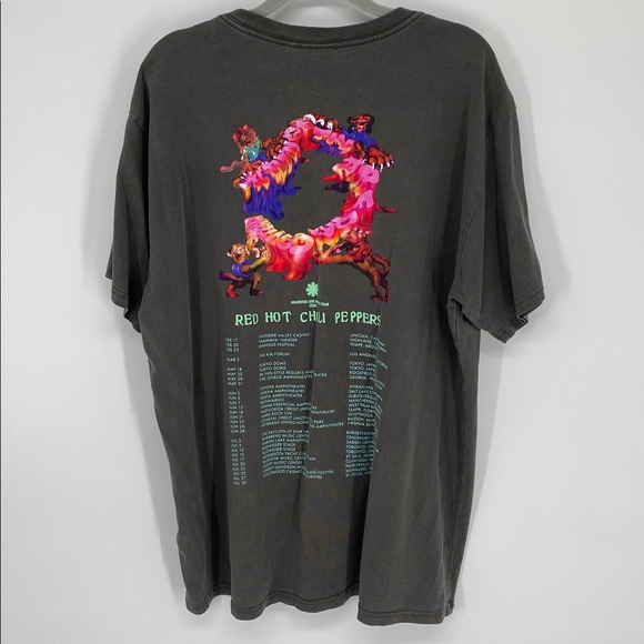Red Hot Chili Peppers Tour Tee Shirt Men’s Size XL - Picture 6 of 10